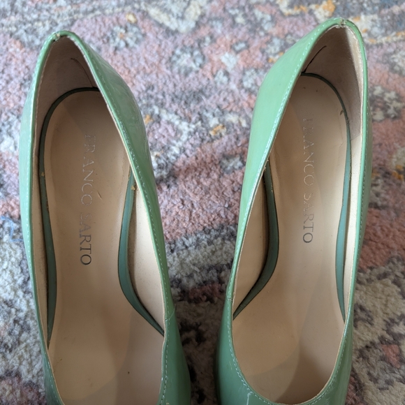 Franco Sarto Green Patent Leather Heels 6.5 - Picture 7 of 7